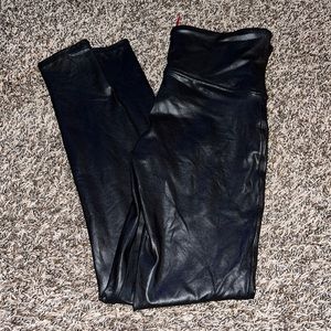 Large faux leather SPANX